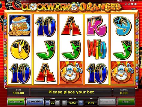 clockwork orange slot machine